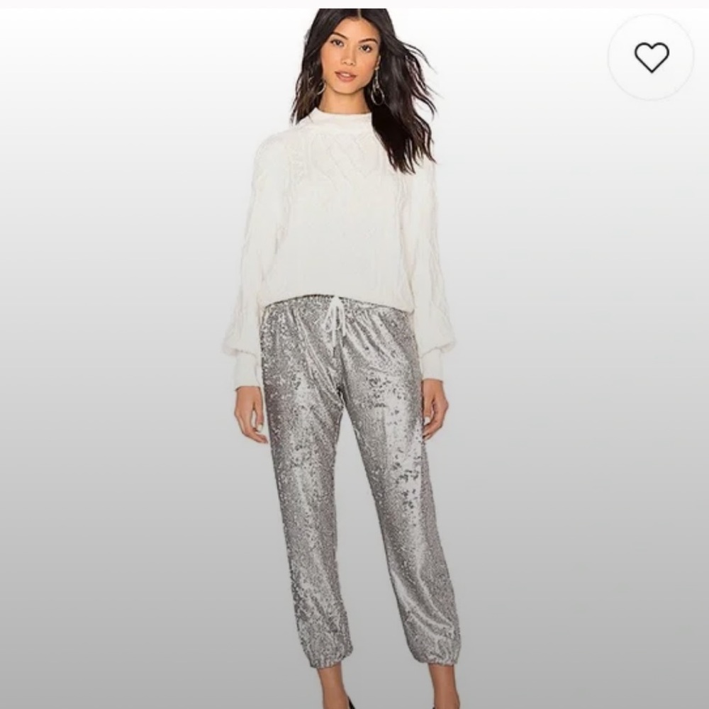 David Lerner Metallic Joggers